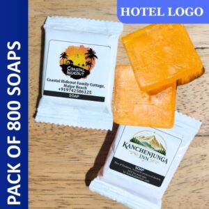 Small Hotel Soap (Customized Logo Branding)-12g (800 pcs BOX)