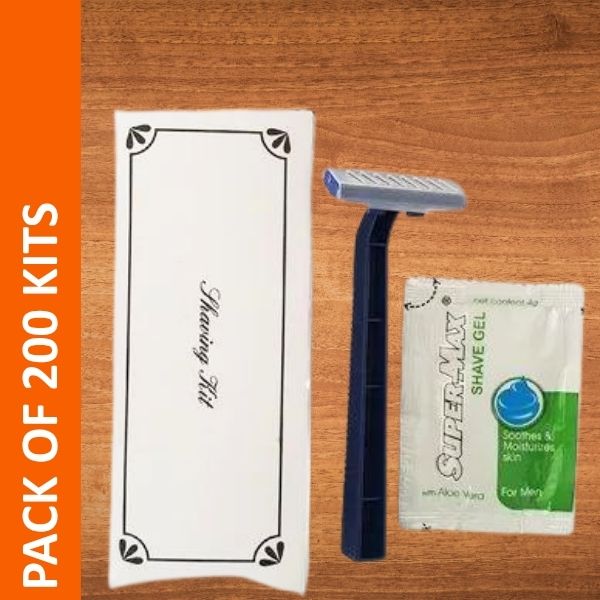 hotel shaving kit with branding, hotel shaving kit, shaving kit bulk for hotel