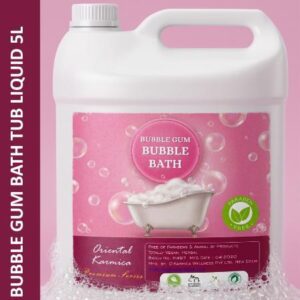 Bubble Gum Bubble Bath For Bath Tub- 5 Litre (by Oriental karmica)