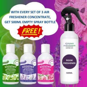 Natural Room Air Freshener Concentrate (3X50 ml)-Makes 3L Liquid