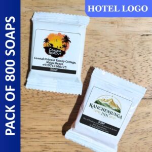 Small Hotel Soap (Customized Logo Branding)-12g (800 pcs BOX)