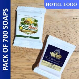 Small Hotel Soap (Customized Logo Branding)-15g (700 pcs BOX)