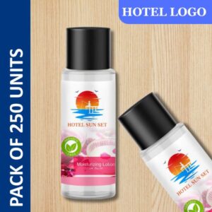Herbal Moisturizing Lotion (20 ml) – Milk Cream & amp; Rose (with Hotel Logo Branding)(Pack of 250)