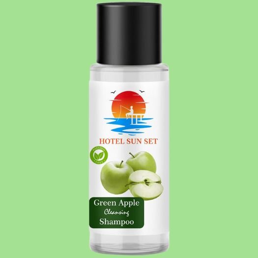 Shampoo (30ml) – Green Apple (with Hotel Logo Branding)