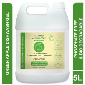 Manual Dishwashing (Green Apple) Liquid Detergent-5 Liters