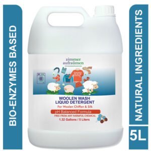 Woolen, Chiffon & Silk Liquid Detergent (5L) For Front Load Machine