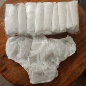 Spa Disposable Underwear/Panties-White 18 GSM