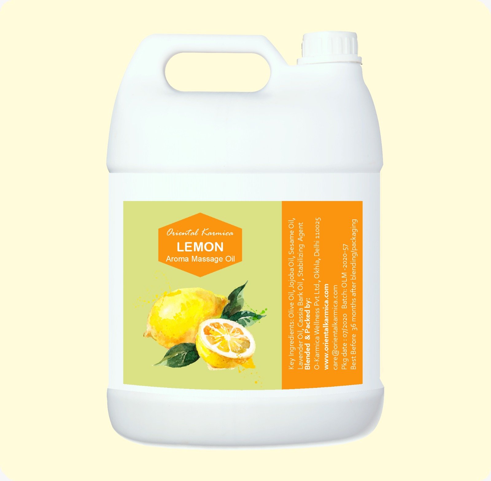 MASSAGE OIL-Lemon