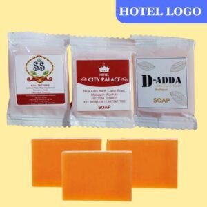 Small Soap (Customized Logo Branding)-Orange/Lavender-12g