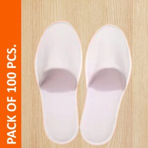 Disposable Hotel Room Slipper – Close Toe 5mm Sole(Pack of 100)