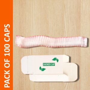 Disposable Shower Caps with Box for Hotels & Spa(Pack of 100)