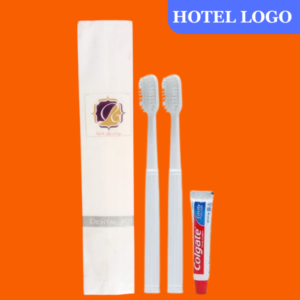 Hotel Dental Kit- Colgate(8gm) with 2 Toothbrush- With Hotel Logo Branding