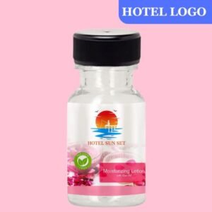 Herbal Moisturizing Lotion (18ml) – Milk Cream & Rose (with Hotel Logo Branding)
