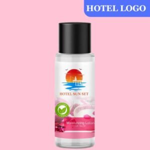 Herbal Moisturizing Lotion (30ml) – Milk Cream & Rose (with Hotel Logo Branding)