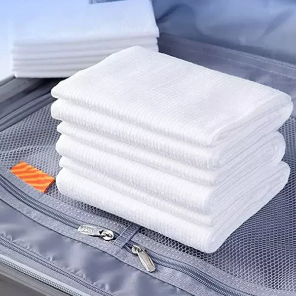 Non-Woven White Disposable Tissue Towels 12X12 Inch for Hotels, Spa, Salons & Parlors, Restaurants, Hospitals - Image 3