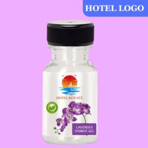 Shower Gel (20ml) – Lavender (with Hotel Logo Branding)